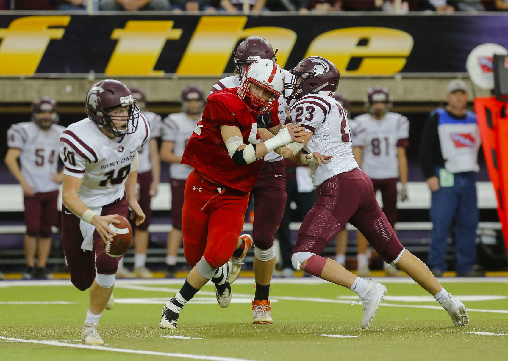 State FBall West Hancock vs. Grundy Center 2 62